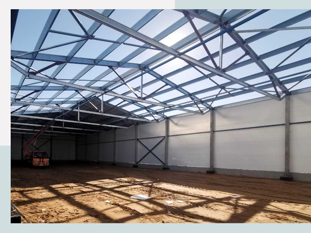 Строительство сенохранилищ в Медногорске