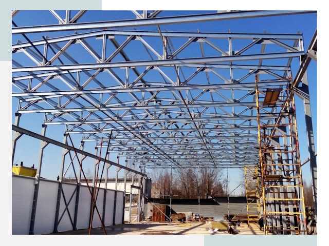 Строительство цехов в Медногорск от 610 руб. под ключ