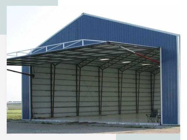 Прямо стенные ангары в Медногорске