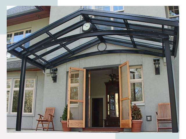 Козырьки металлические в Медногорске