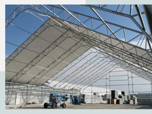 Каркасно-тентовые сооружения от СтальСтрой-Мдн по цене 610 руб.