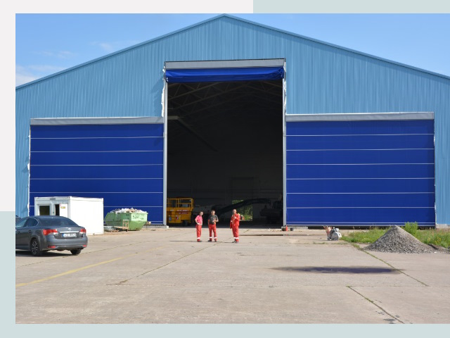 Ангарные ворота в Медногорск от СтальСтрой-Мдн по цене 610 руб.