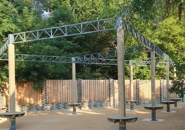 Терраса из металлоконструкций под ключ, проектирование, изготовление и монтаж от СтальСтрой-Мдн